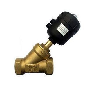 黃銅螺紋氣動角座閥